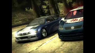 BMW M3 GTR VS SONNY'S STOCK GOLF | NFS MOST WANTED