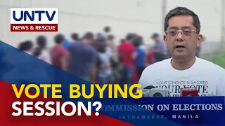 Actual vote buying caught in Navotas City