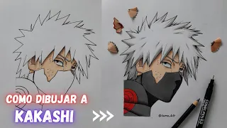 Como Dibujar a KAKASHI Paso a Paso | How to draw Kakashi - Naruto