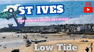 EXPLORING St IVES in LOW TIDE 🌊⛵️2023 | Seaside Walking Tour