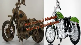 Restorasi Motor Sport Harley Davidson (Rongsok Jadi Nilai Jual)