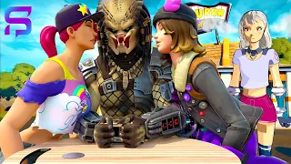 PREDATOR'S KISSES make LEXA JEALOUS.... ( Fortnite Short )