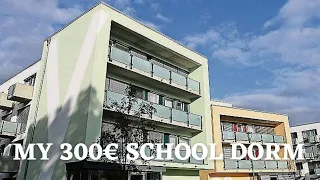 My 300€ student dorm tour | Student Dorm in Germany | IAmCleopatra O.