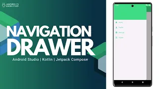 Navigation Drawer in Jetpack Compose using Kotlin | Android Studio