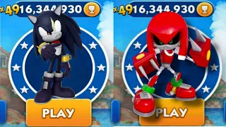 Sonic Dash -  Captain Shadow VS Metal Knuckles _ Movie Sonic vs All Bosses Zazz Eggman