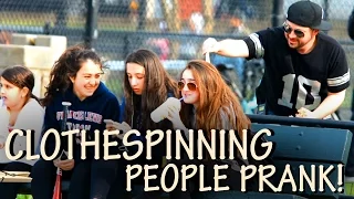 CLOTHESPINNING PEOPLE PRANK (EPIC BATTLE) | CLOTHESPINNING CHALLENGE | OLegendStudios