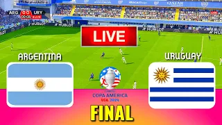 ARGENTINA vs URUGUAY - Copa America 2024 Final | Full Match All Goals | Live Football Match