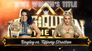 FULL MATCH - Bayley vs. Tiffany Stratton - WWE Women's Title Match