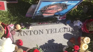 The Grave Of Anton Yelchin