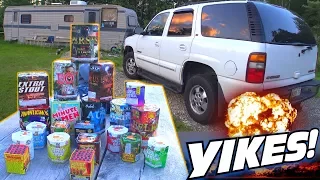 HILARIOUS Father & Son Fireworks! Funny Fourth of July Firework Fails w/ EXO