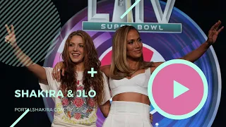 Shakira & Jennifer Lopez - Super Bowl LIV Press Conference