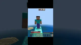 Minecraft: I saved herobrine and this happened..#minecraft #shorts