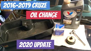 2016-2019 Chevy Cruze (2nd Gen) 1.4 LE2 Oil Change *2020 Update*