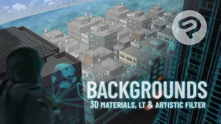 Backgrounds with 3D in Clip Studio Paint