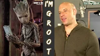 Making of Groot - Behind the Scenes and VFX - Vin Diesel I'm Groot - 2018