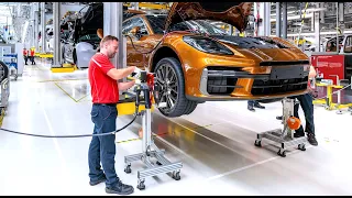 Production New Porsche Panamera Assembly Line In Germany