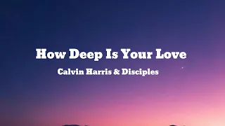 How deep is your love (speed up& Lyrics)