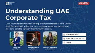 WEBINAR: Understanding UAE Corporate Tax