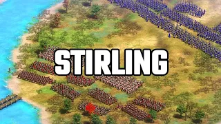 Battle of STIRLING BRIDGE | Age of Empires 2