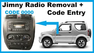 Suzuki Jimny - Dash Fascia / Radio CD Removal / Side Trim Upgrade / Radio Code