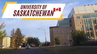 Tour around University of Saskatchewan- driving around | Saskatoon, SK, Canada [4K]