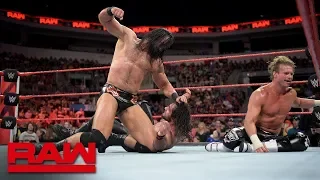 WWE RAW Roman  & Rollins vs. Dolph Ziggler & Drew McIntyre 2 JULY 2018