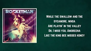 Taron Egerton - Amoreena (Lyrics)