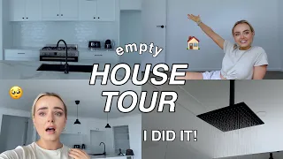 EMPTY HOUSE TOUR | I BUILT A HOUSE AT 21! | Conagh Kathleen