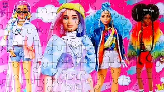 Барби - Собираем пазлы вместе |MariKMV - Barbie - Putting puzzles together |Marikmv