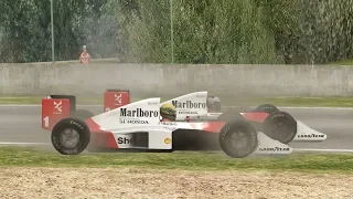 Senna VS Prost - Suzuka 1989 // Assetto Corsa Remake