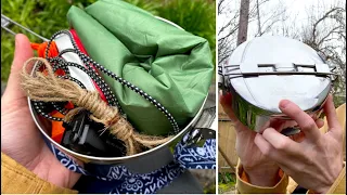 D-I-Y Survival Kit (In a Camp Cooking Pot)