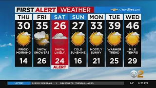 New York Weather: CBS2 1/26 Evening Forecast at 6PM