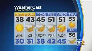 New York Weather: CBS2 11/15 Evening Forecast at 5PM