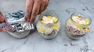 Don’t fry it! Cook the meat with potatoes in the jar - a royal lunch!