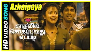 Kadhalil Sodhappuvadhu Yeppadi Scenes | Azhaipaya Song | Siddharth and Amala Paul become friends