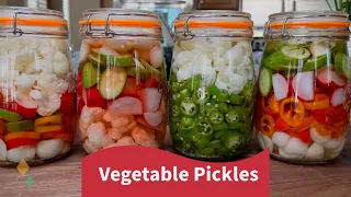 Crispy, Tangy, and Delicious: Easy Vegetable Pickles Recipe