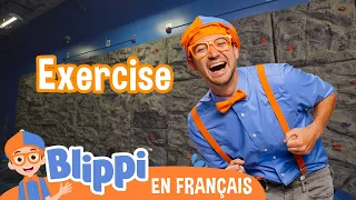 Blippi fait de l'exercice à Skyzone ⛹️🏀