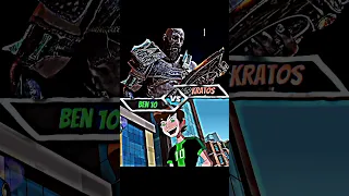 Ben 10 vs Kartos//Benjian Ten//#ben10 #kratos #ben10omniverse #godofwar #vs #shorts