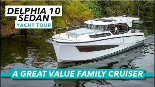 Great value family cruiser | Delphia 10 Sedan tour | Motor Boat & Yachting