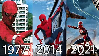 Evolution of Spider-man in movies (1977-2021)