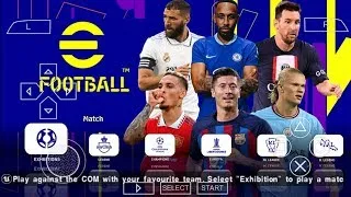 efootball pes 2023 +new season transfer+new kits+ps5 graphics +iso file download