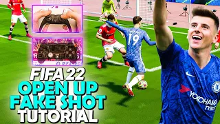 ONE of the BEST SPEED BOOST SKILL MOVES in FIFA 22 | FIFA 22 OPEN UP FAKE SHOT TUTORIAL | FIFA 22