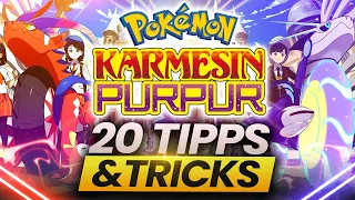 20 TIPPS & TRICKS für ANFÄNGER in Pokemon Karmesin und Purpur!