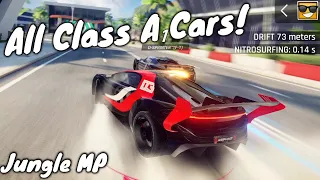 All Class A Cars! | Asphalt 9 Jungle Multiplayer Season