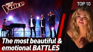 The most GORGEOUS & EMOTIONAL Battles on The Voice | Top 10