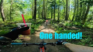 The NEW exit trail at Duthie one handed!