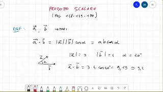 Vettori 4: prodotto scalare e vettoriale