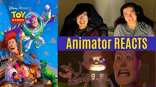 *Toy Story* IT'S A HORROR MOVIE!! (First Time Watching) Animator Reacts