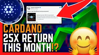 Cardano ADA to $55!? - Cardano HUGE News! - Cardano Price Prediction 2021 - Cardano Cryptocurrency