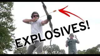 Exploding Bow and Arrows